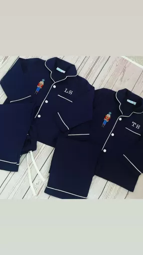 Nutcracker Boys Navy Pyjamas