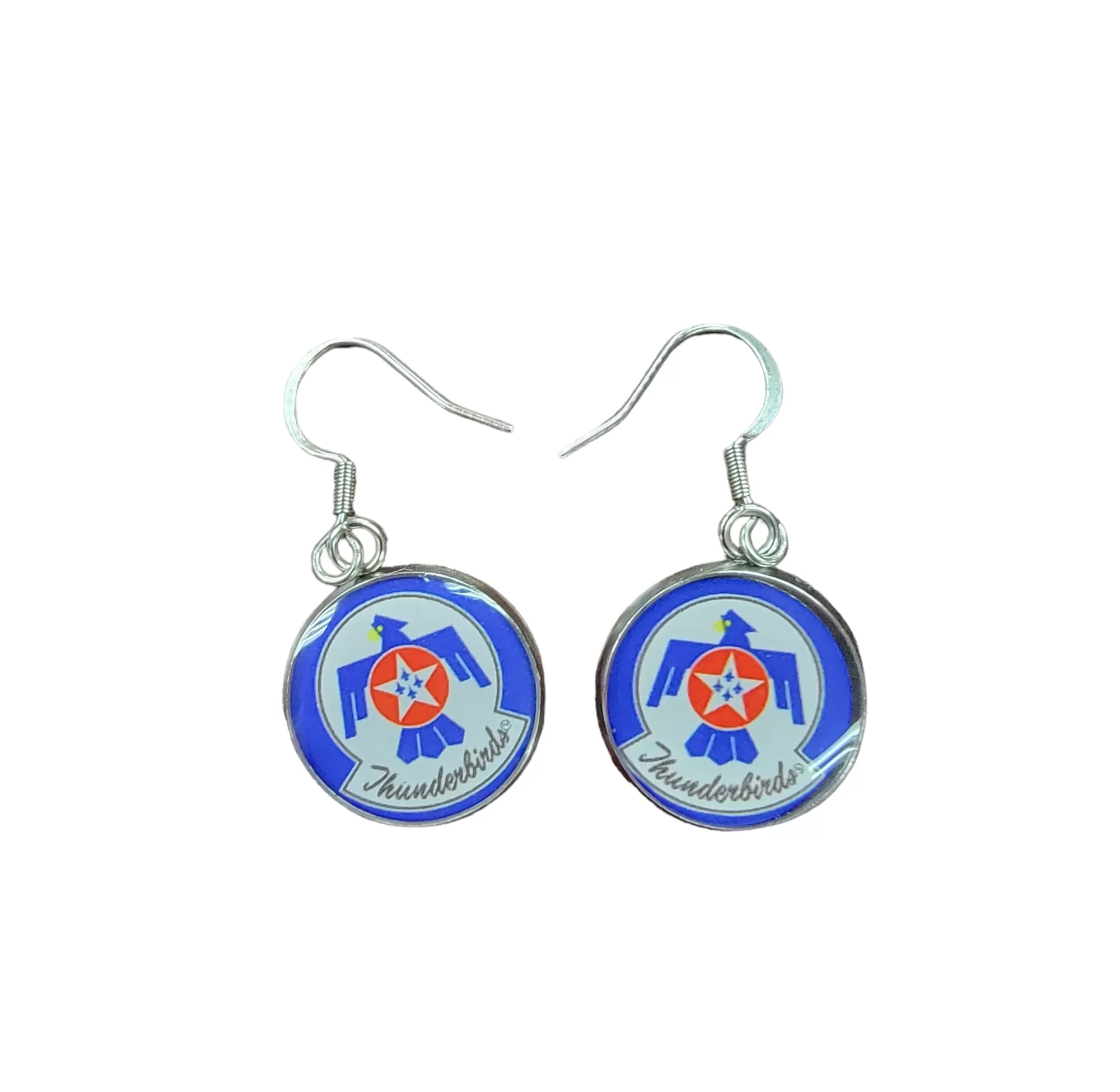 Officially Licensed Air Force Seal, Air Force Roundel, Air Force Trooper, Air Force Target, Air Force Wings or Air Force Thunderbird Earrings - A Proud Symbol of Service and Sacrifice