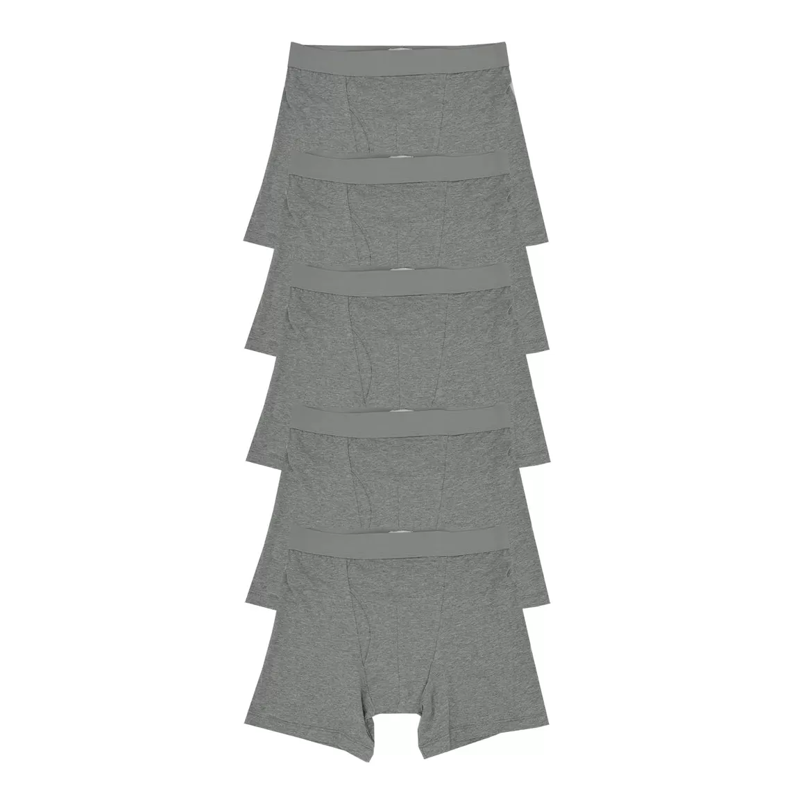 Organic Cotton/ Bamboo Jersey Boxer-Short in Grey