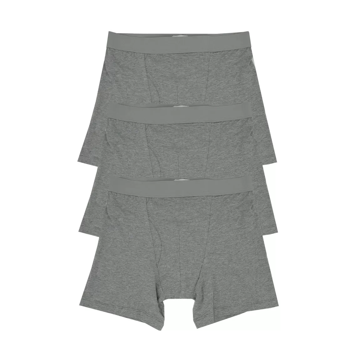 Organic Cotton/ Bamboo Jersey Boxer-Short in Grey