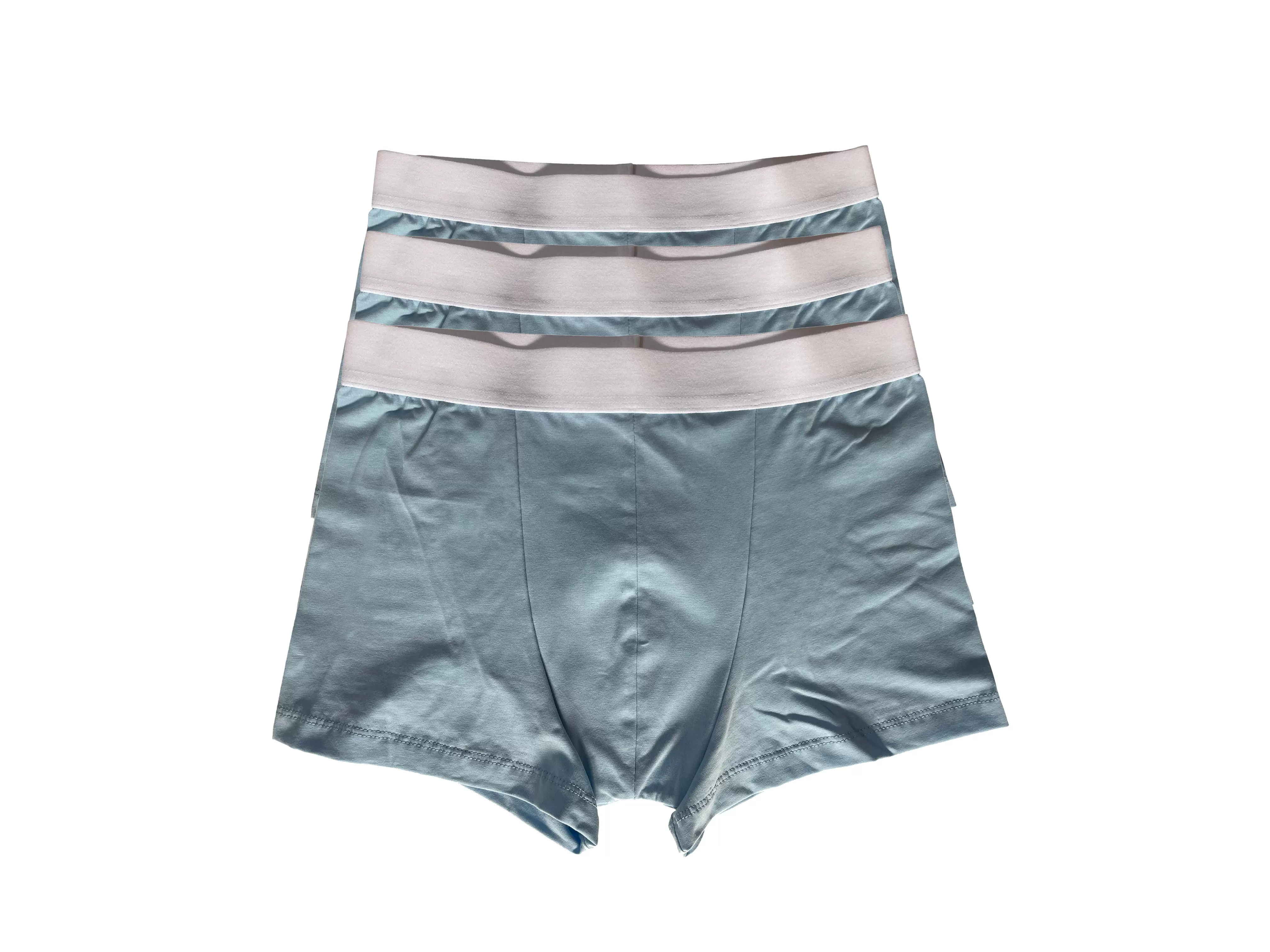 Organic Jersey Boxer-Short in Sky Blue