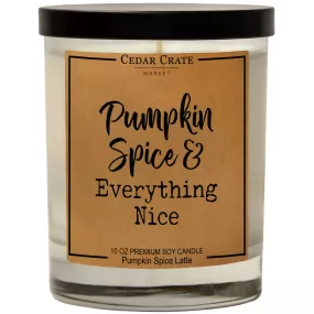 Pumpkin Spice and Everything Nice | Pumpkin Spice Latte Candle