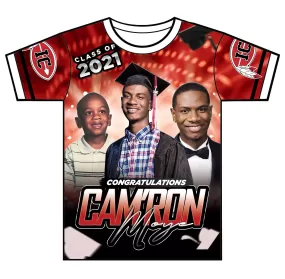 "Cam'Ron Moye" Custom Designed Graduation 3D shirt