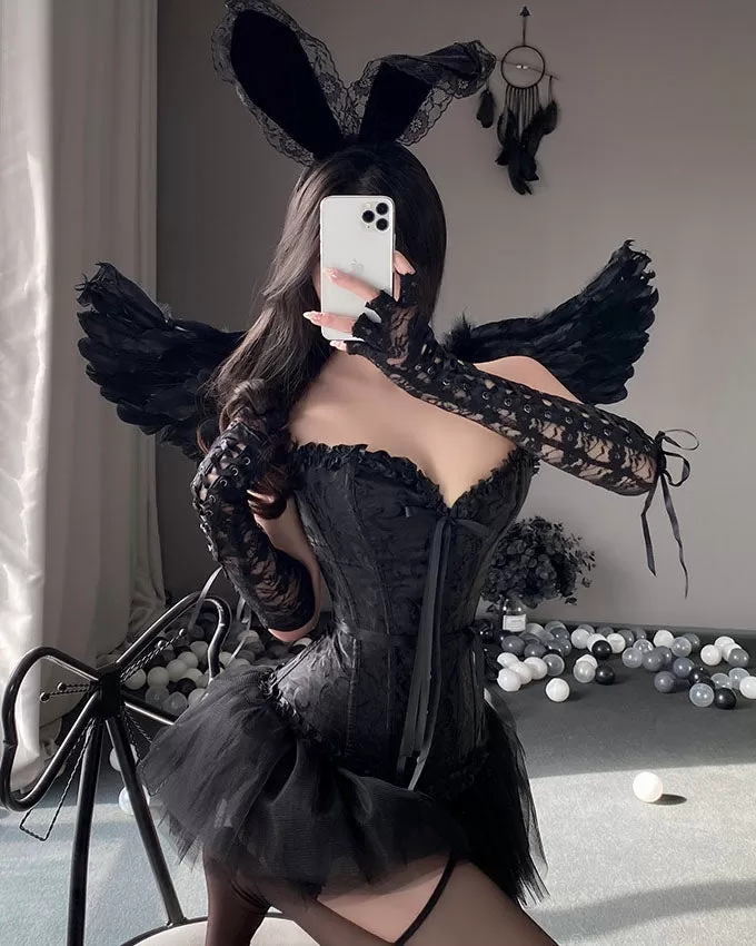 "Dark Angel" Corset Lingerie