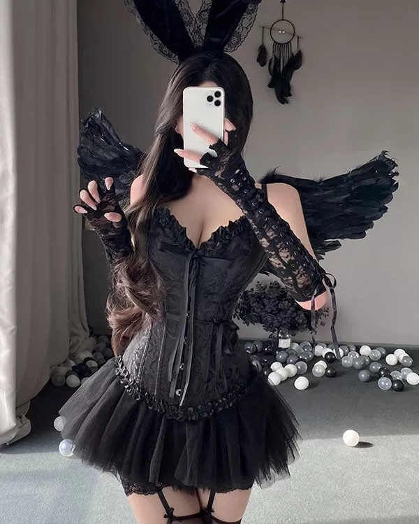 "Dark Angel" Corset Lingerie