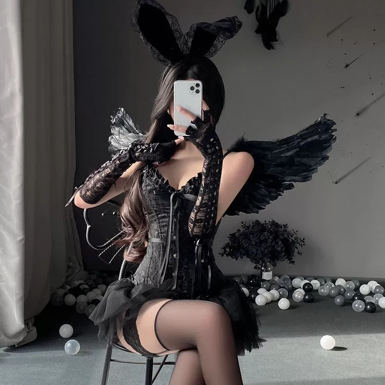 "Dark Angel" Corset Lingerie