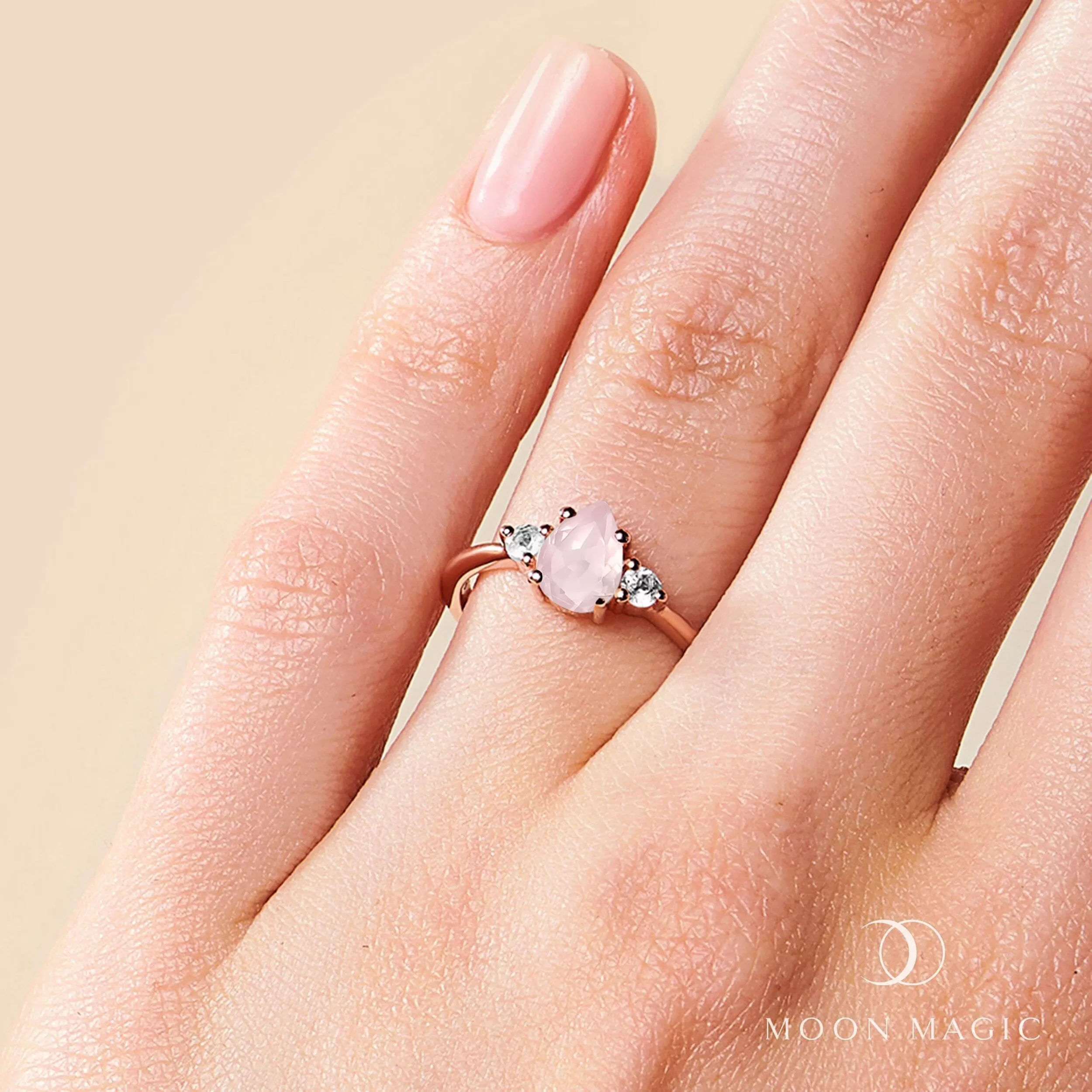 Rose Quartz Ring - Lania