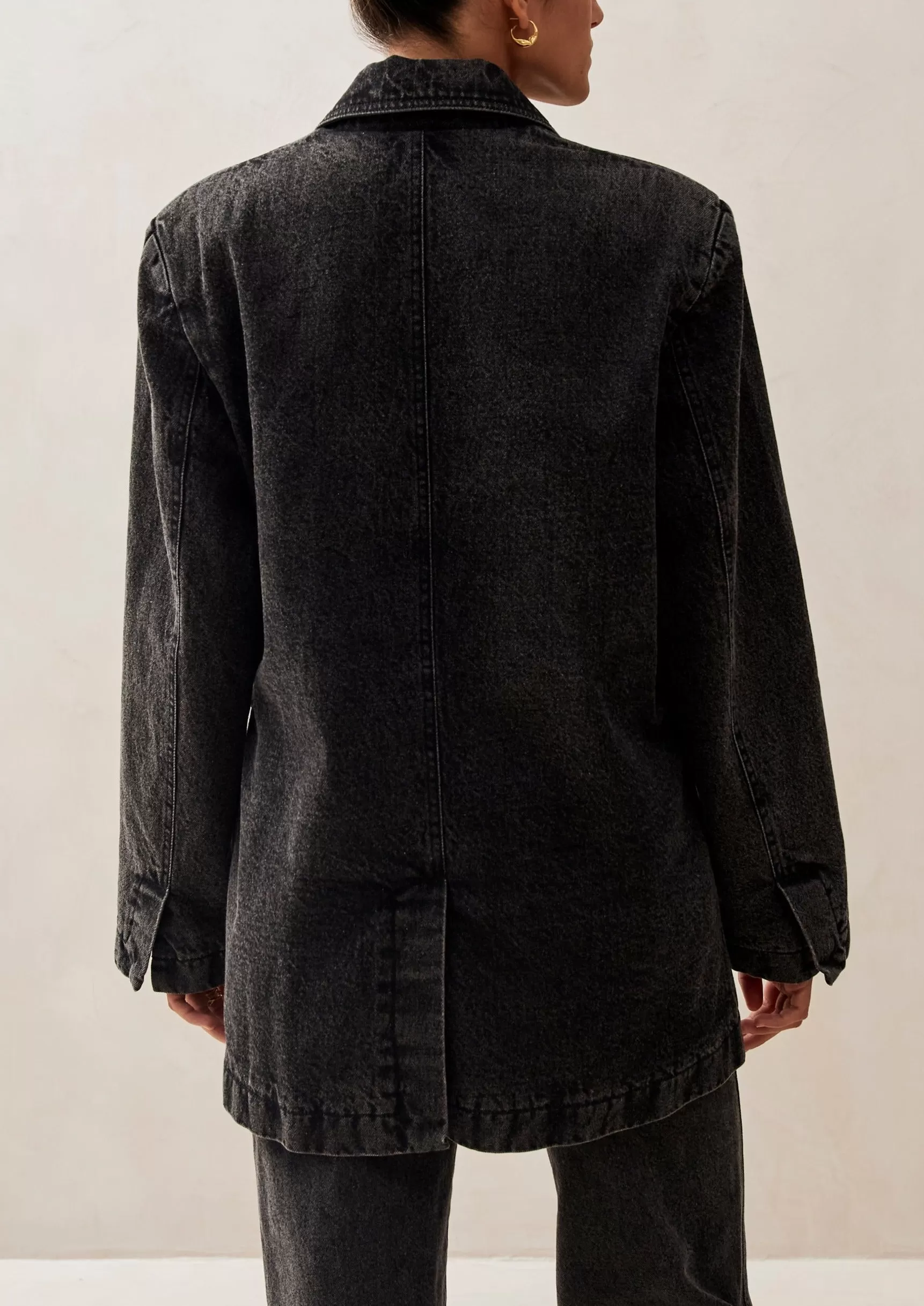 Sandra Black Denim Jacket