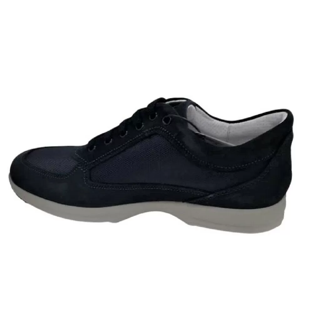 Scarpe da uomo IGI&CO  art. 7119100 sneakers  blu scamosciato