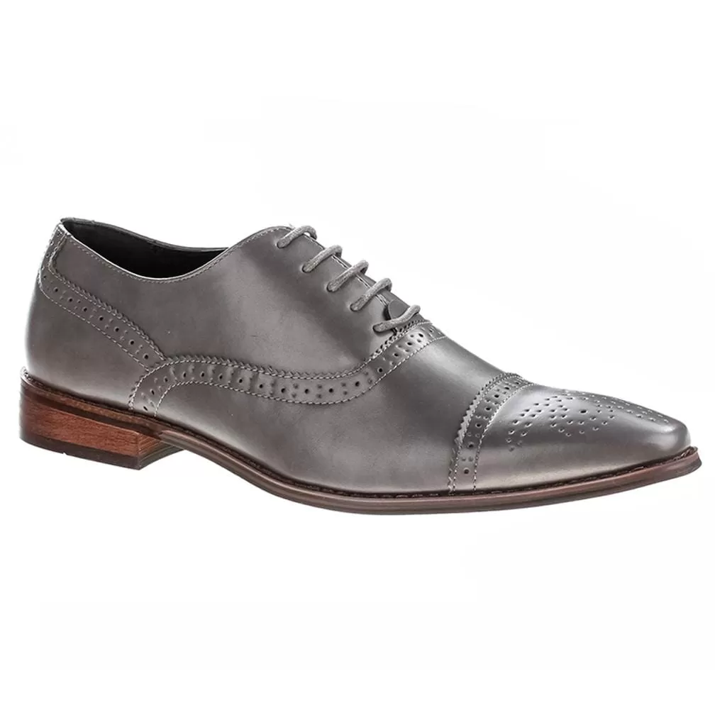 Signature Men's Brogue Cap Toe Dress Shoes