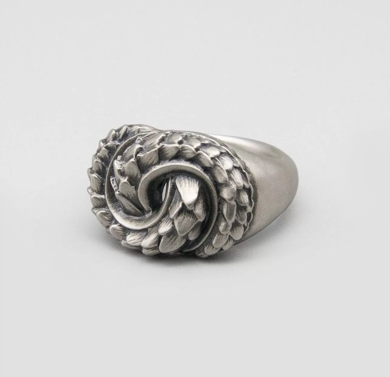 Silver Dragon Tail Ring