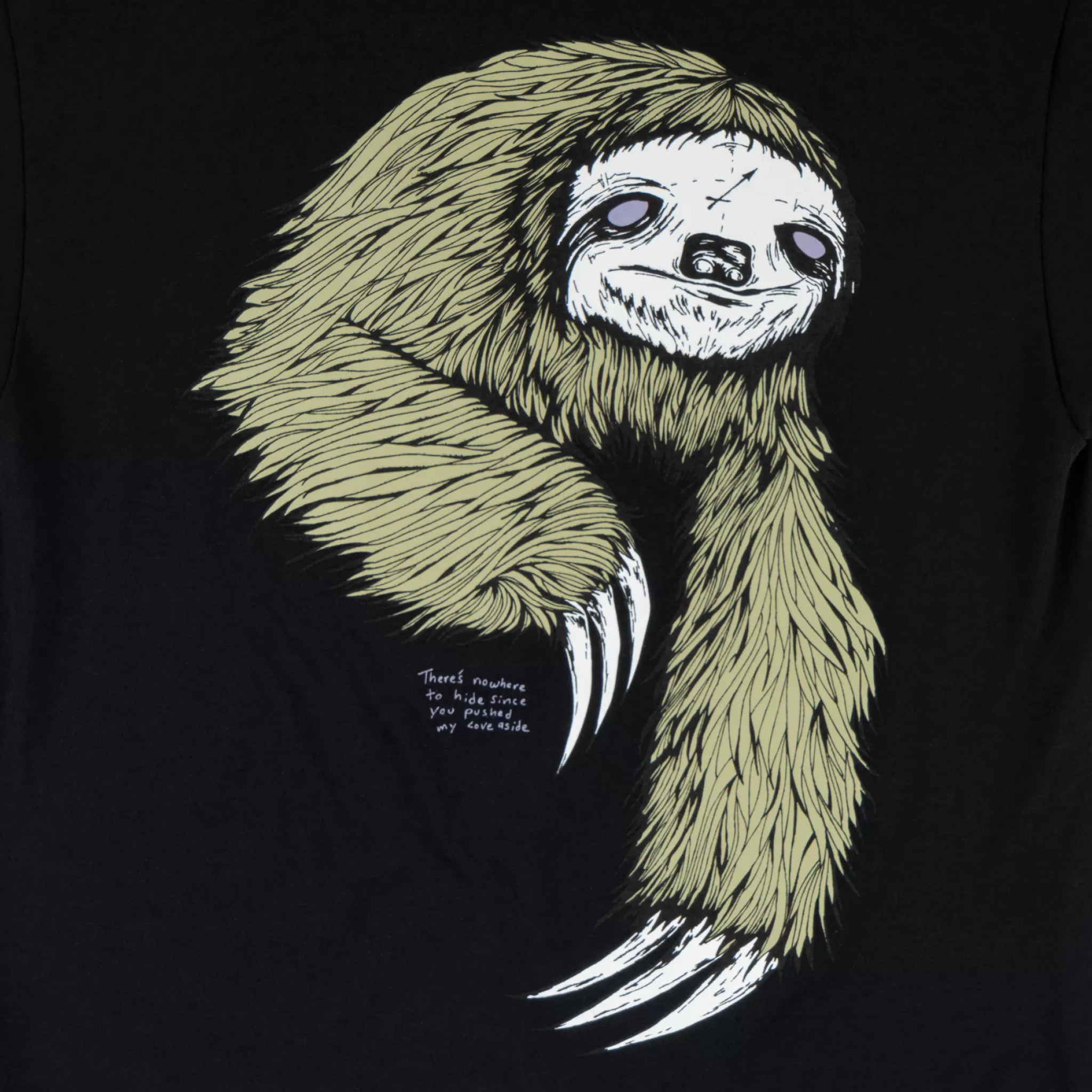 Sloth Tee - Black/Sage