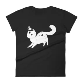 Space Cat, Ladies T-Shirt