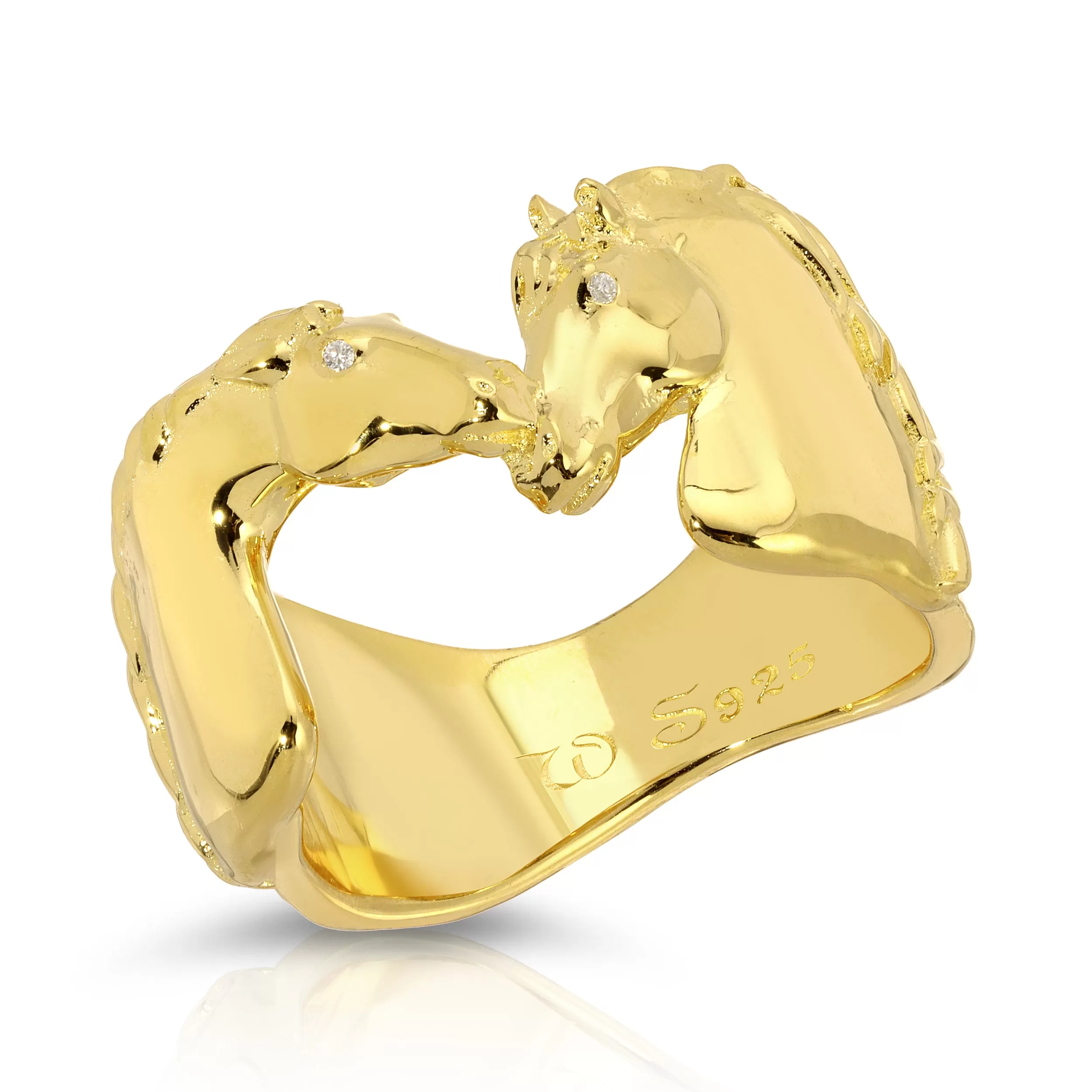 Stallion Horse Ring (Diamond Eyes)