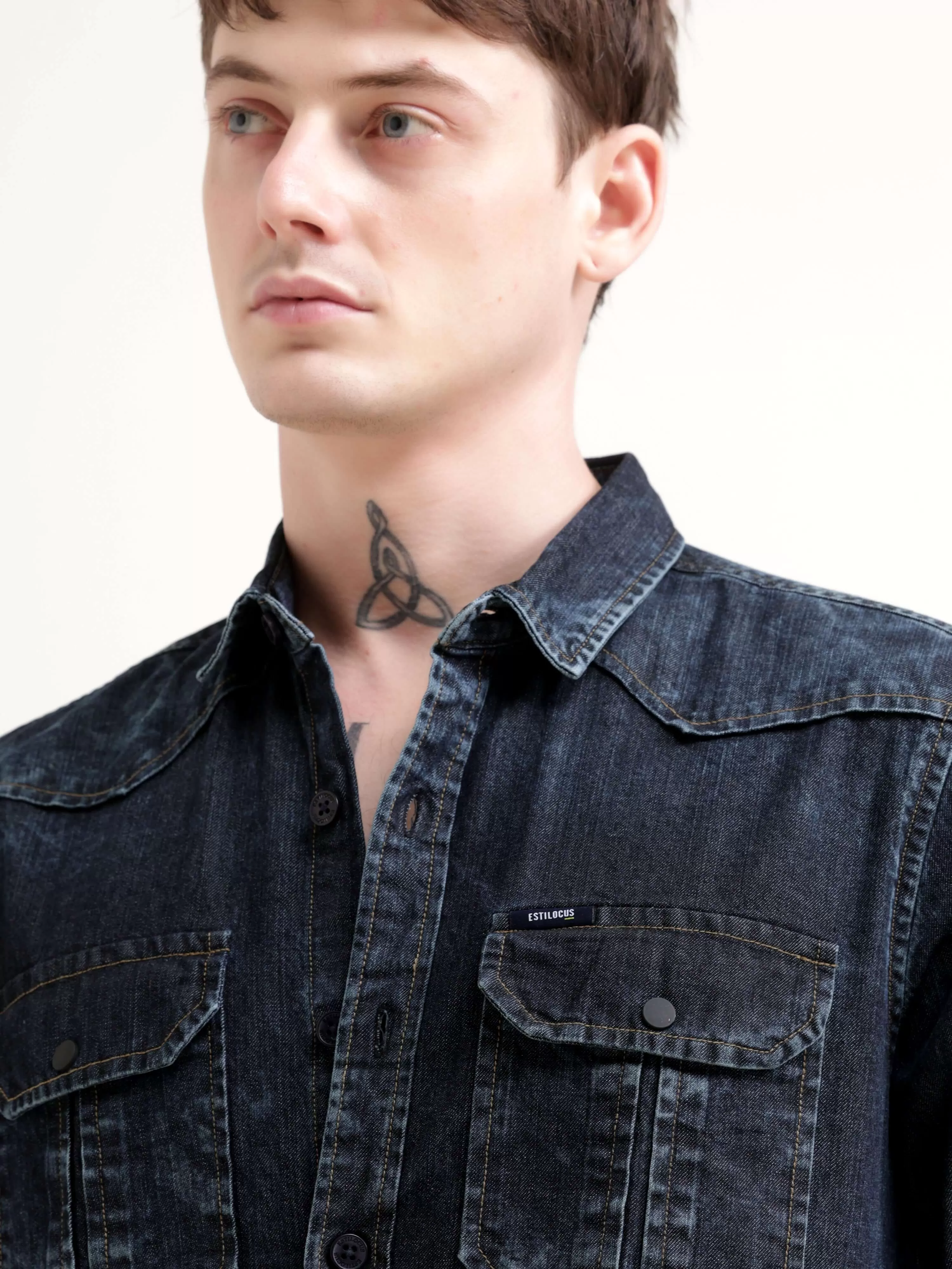 Storm indigo denim shirt