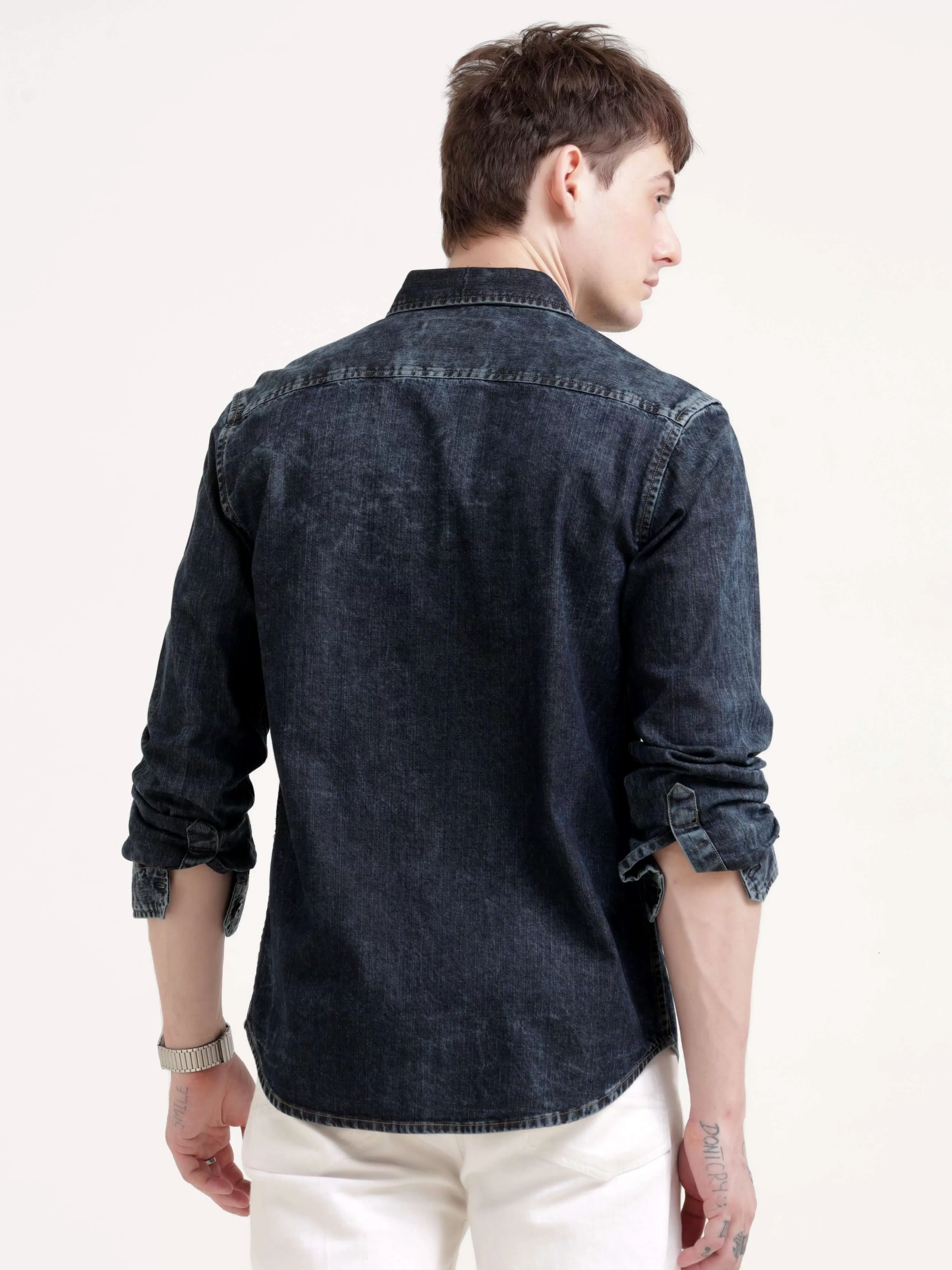 Storm indigo denim shirt