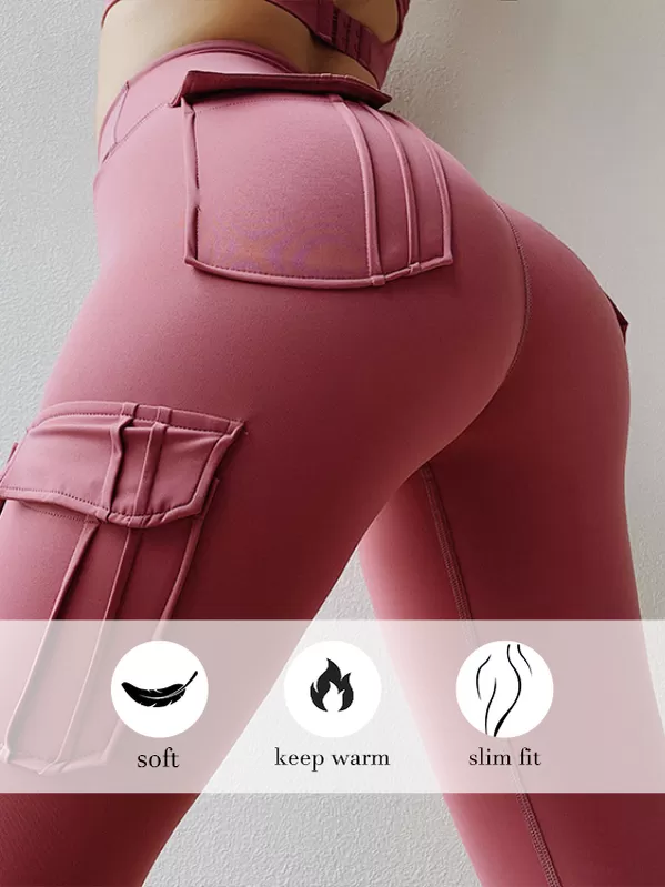 Stretch-fit Hip Leggings With Pockets Leggings