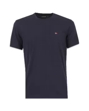 T-Shirt Uomo Napapijri Basic Logo Blu