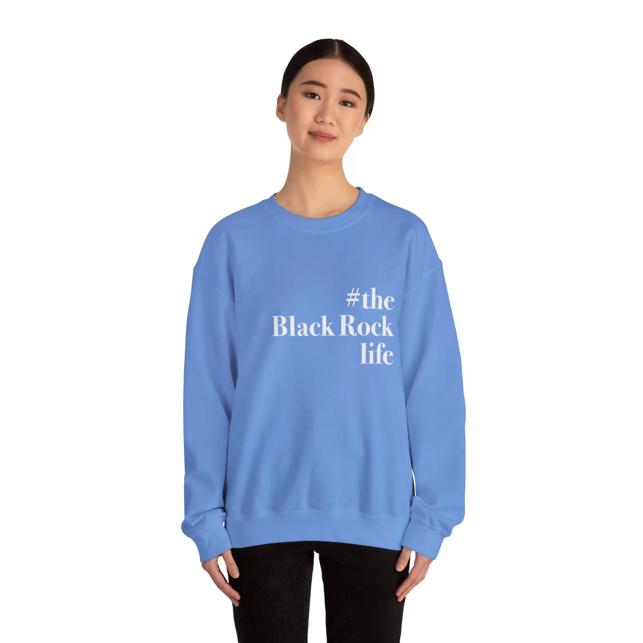 #theblackrocklife Unisex Heavy Blend™ Crewneck Sweatshirt