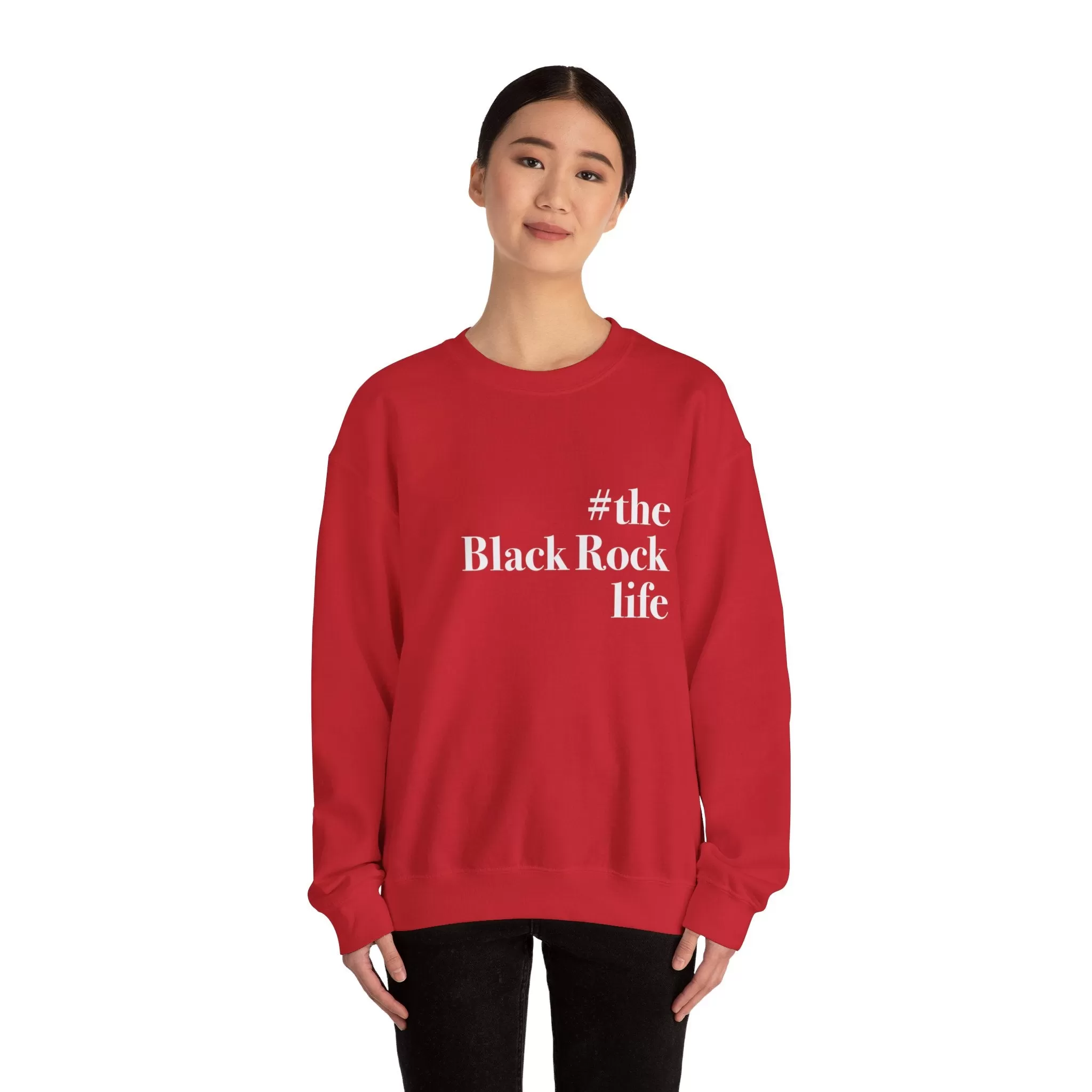 #theblackrocklife Unisex Heavy Blend™ Crewneck Sweatshirt