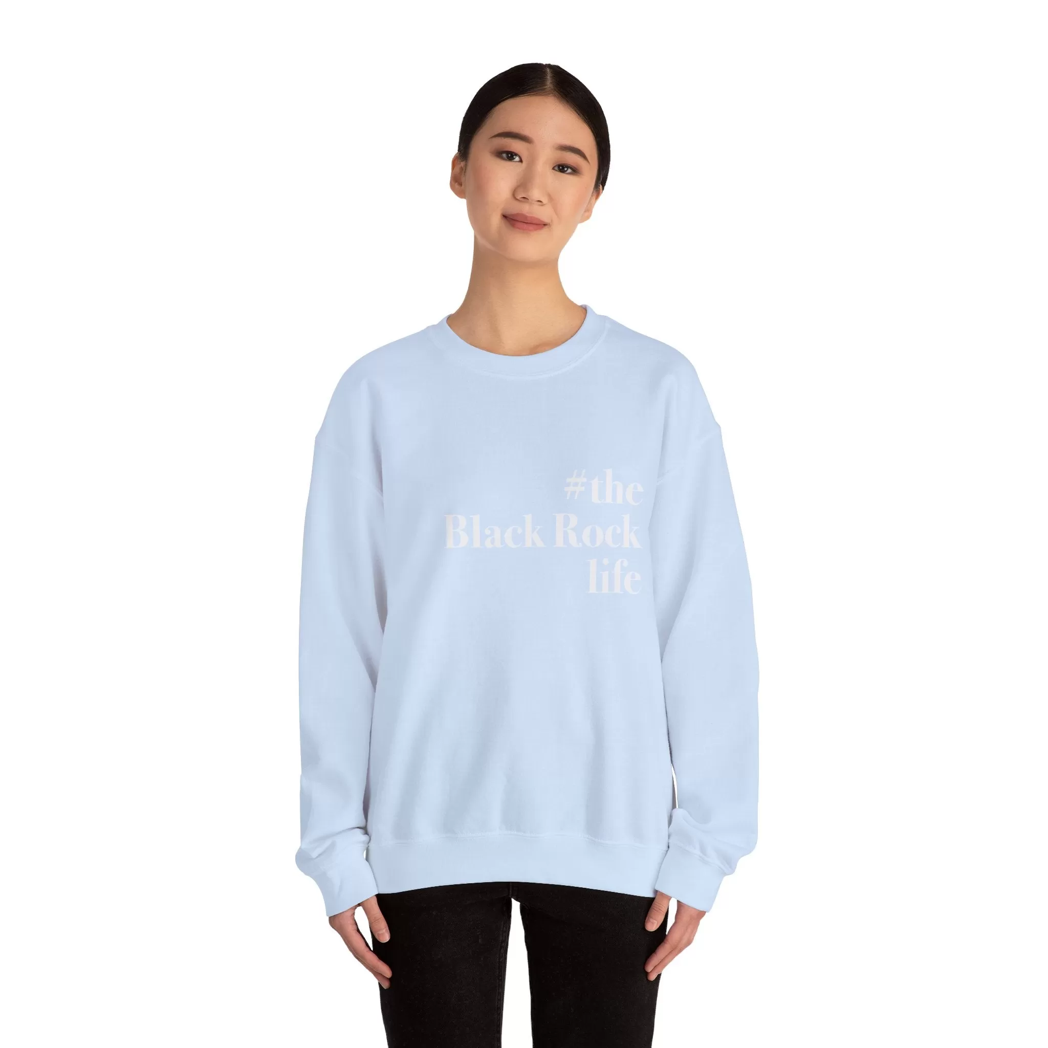 #theblackrocklife Unisex Heavy Blend™ Crewneck Sweatshirt