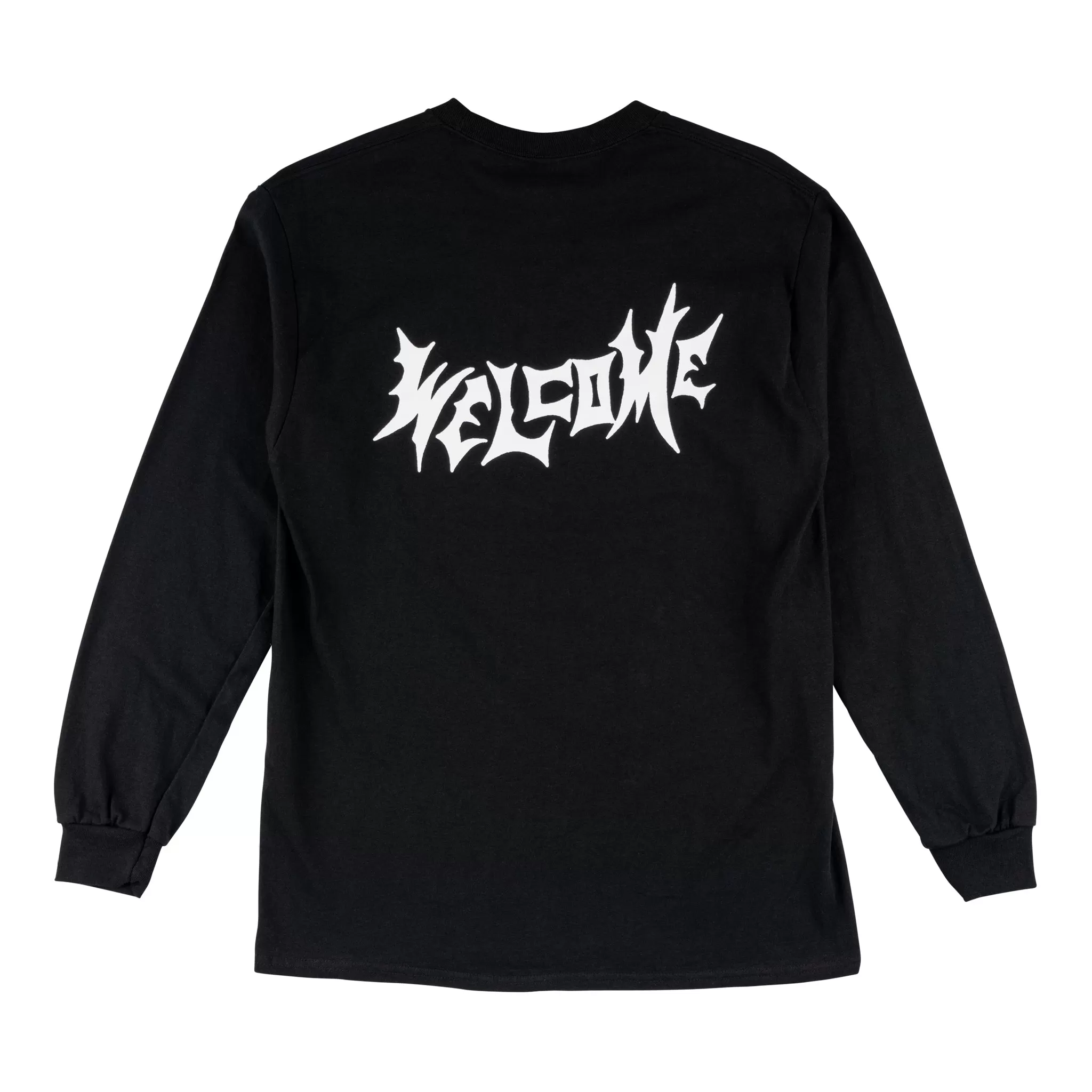 Twin Vamp Long Sleeve Tee - Black