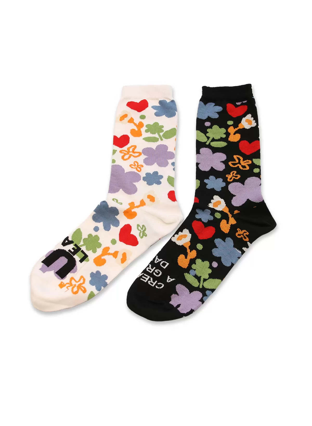 unlearn. Funky Flower Socks