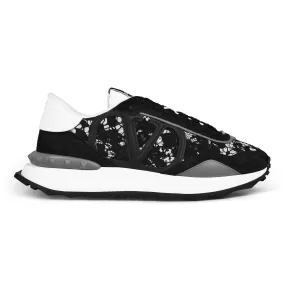 VALENTINO  V LOGO LACE TRAINERS