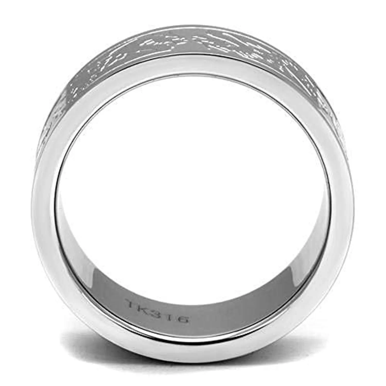 WildKlass Stainless Steel Ring High Polished Men