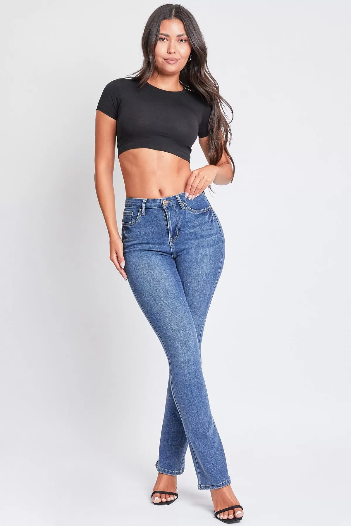 Women's Curvy Fit Ultra High Rise Bootcut Jeans