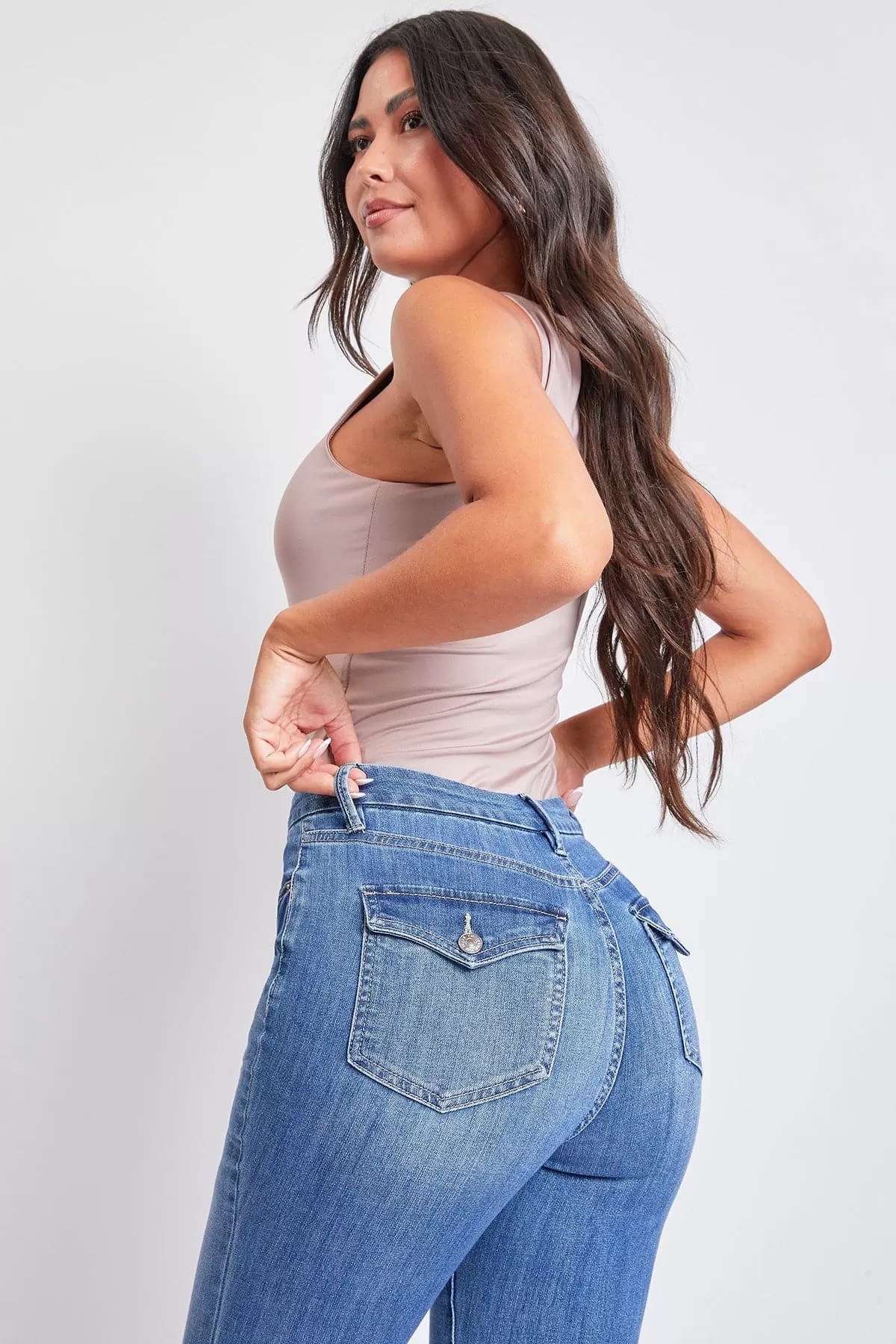 Women's Curvy Fit Ultra High Rise Bootcut Jeans