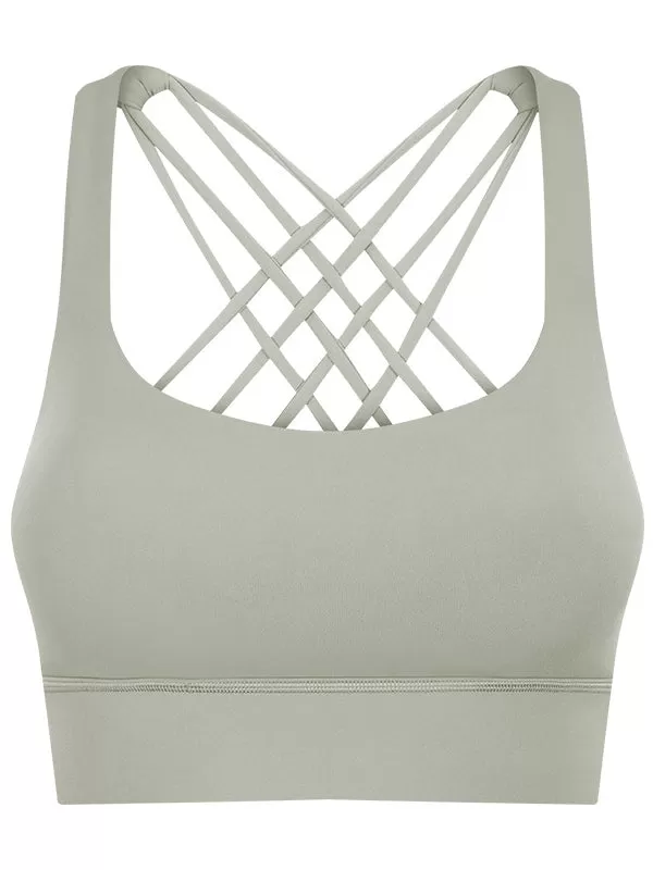 ZASUWA Female Basic Cross Back Sports Bras